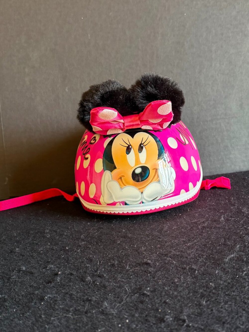 Bell Disney Minnie Mouse Pom-Pom Ears Toddler Bike Helmet - Picture 1 of 10